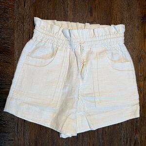 Women's linen blend paperbag shorts - House of Harlow